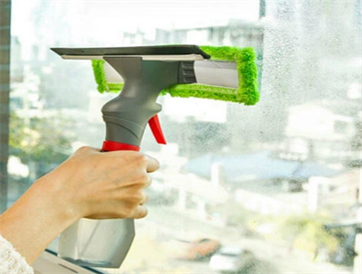 Spreyli Su Hazneli Mikro Fiber Cam Silme Mopu