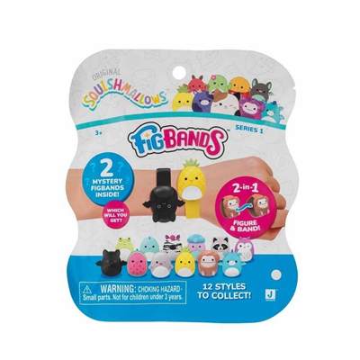 Squishmallows FigBands 2li Seri 1 Sürpriz Paket