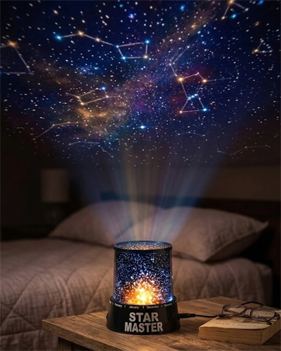 Star Projektör Gece Lambası Tavana Yıldız Yansıtan LED Işık