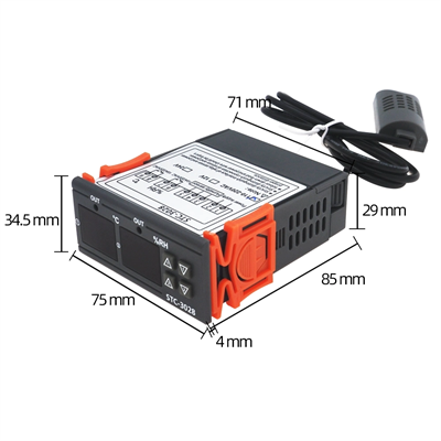 Stc-3028 Dijital Sıcaklık Nem Ölçer 110-220v 10a Termostat