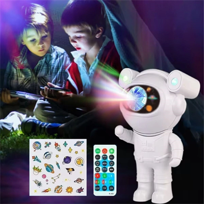 Stickerlı ,kumandalı Astronot Model Gece Lambası Bx40