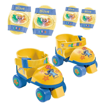 Stitch Çantalı 4 Tekerlekli Ayarlanabilir Paten Seti S00028832