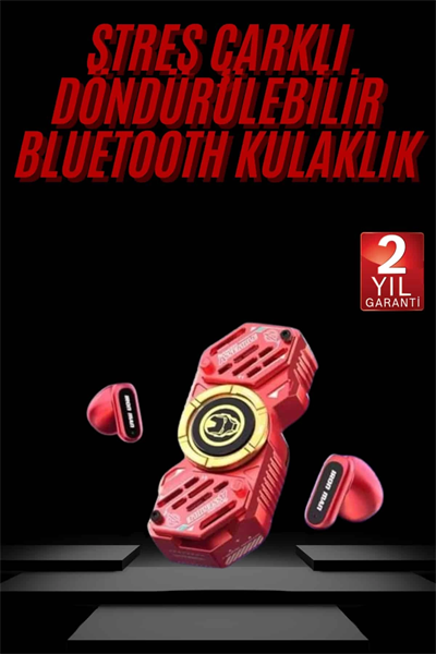 Stres Çarklı Oyuncu Kulaklığı Güçlü Bass Gamer Bluetooth Kulaklık Kablosuz