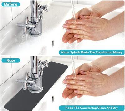 Su Emici Sihirli Lavabo Kenar Matı 38x13cm (3936)