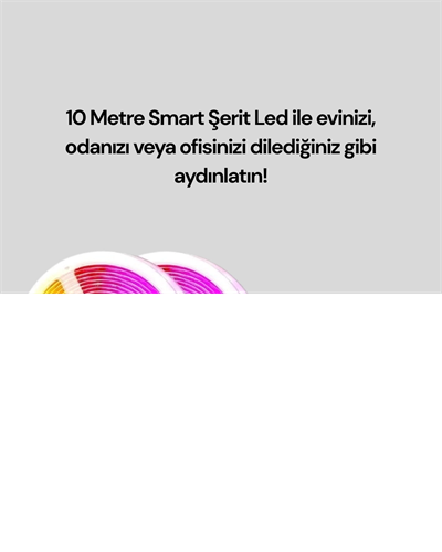 Su Geçirmez 10M Smart Şerit Led TV Arkası ve Oda Dekorasyonu İçin