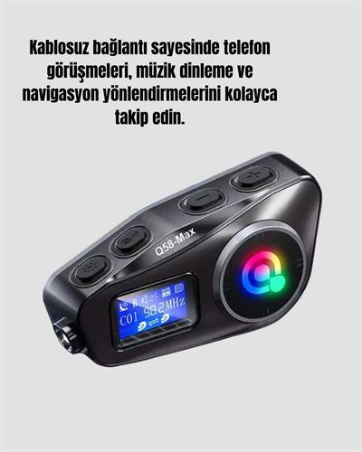 Su Geçirmez Bluetooth 5.3 Kask Kulaklığı 1000mAh Bataryalı