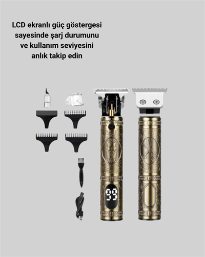 Su Geçirmez Daling Saç ve Sakal Tıraş Makinesi