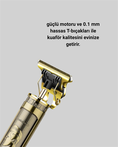 Su Geçirmez Daling Saç ve Sakal Tıraş Makinesi