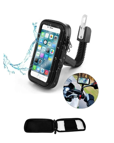 Su Geçirmez Motosiklet Telefon Tutucu Evrensel Gidon Montaj Navigasyon Standı
