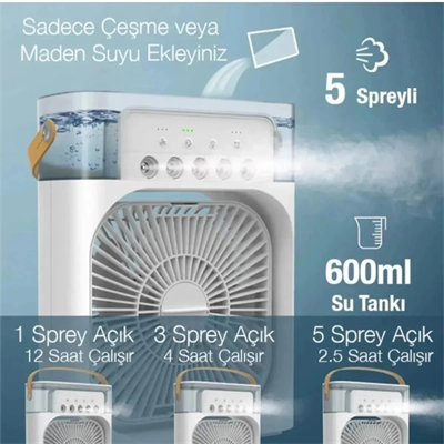 Su Hazneli Masa Vantilatörü