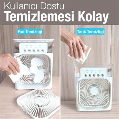 Su Hazneli Masa Vantilatörü