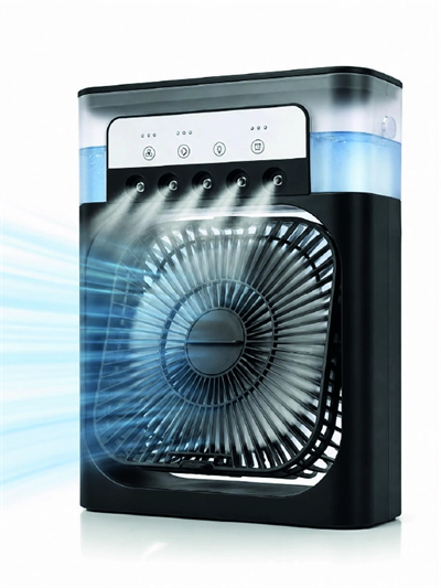 Su Hazneli Püskürtmeli Fan 1-3-5 Püskürtme Seçeneği, Type-C Güç Girişi