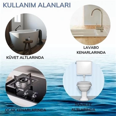 Su Sızdırmaz Banyo Mutfak Lavabo Küvet İzolasyon Şerit Bant Pratik Ürün