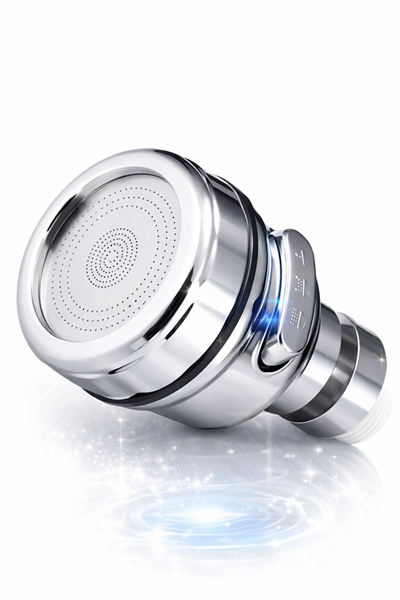 Su Tasarruflu Krom 3 Fonksiyonlu Döner Musluk Ucu Mutfak Evye Banyo Lavabo Çeşme Batarya Aparatı