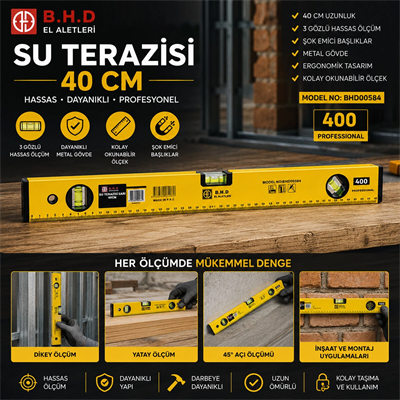 Su Terazisi 40cm Sarı Bx40