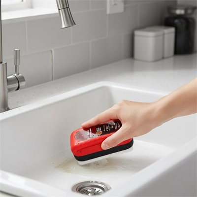 Su Tutmayan Araç Camı Temizleme Süngeri - İz Bırakmaz Temizlik