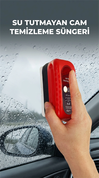 Su Tutmayan Araç Camı Temizleme Süngeri - Güvenli ve Kolay Kullanım
