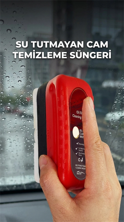Su Tutmayan Araç Camı Temizleme Süngeri Uzun Ömürlü Kullanım