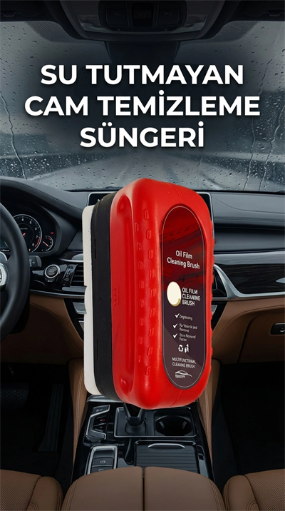 Su Tutmayan Çok Amaçlı Araç Camı Temizleme Süngeri