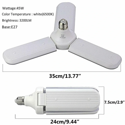 Sunlife Beyaz Işık 3 Pervaneli 45 Watt Tasarruflu Bx40