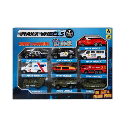 Sunman Street Machine 10lu Metal Oto Seti