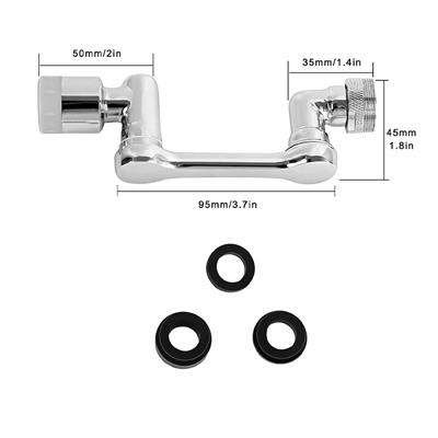 Sunup Sn-20341 1080 Derece Dönebilen Musluk-duş Başlığı