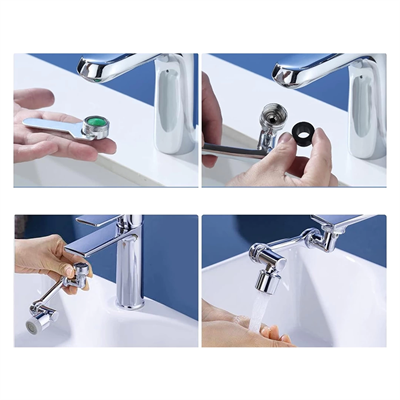 Sunup Sn-20341 1080 Derece Dönebilen Musluk-duş Başlığı