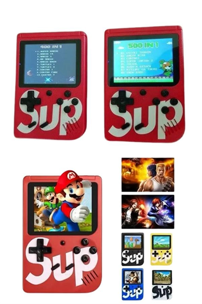 Sup Atari Retro 400 Nostalji Oyunlu Mini Atari Taşınabilir Oyun Konsolu