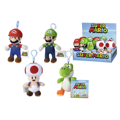 Super Mario Peluş Anahtarlıklar