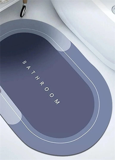 Süper Su Emici Kaymaz Tabanlı Banyo Paspası ( 40x60 )cm