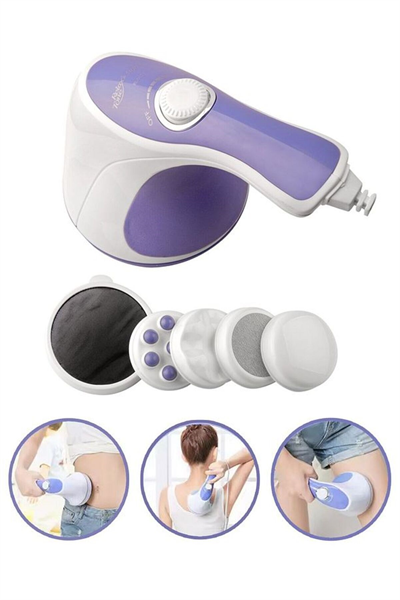 Super Tone Çok Fonksiyonlu 5 Başlıklı Masaj Aleti