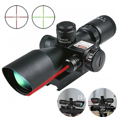 Süper Zoomlu Lazerli Profesyonel Av Dürbünü 2.5-10x40/e