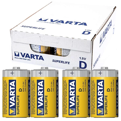 Superlife Çinko Büyük D Boy Pil 24lü Paket