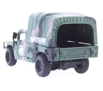 Sürtmeli Kamuflajlı Askeri Kamyon