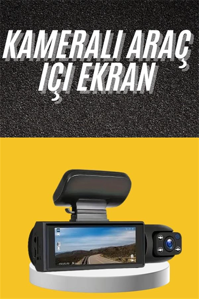 Sürüş Kamerası Video Kaydedici Hareket Algılama Gece Görüşlü