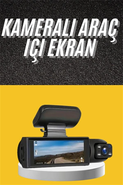 Sürüş Kamerası Video Kaydedici Hareket Algılama Gece Görüşlü