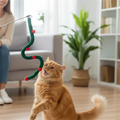 Süs Tasarımlı Kedi Oltası