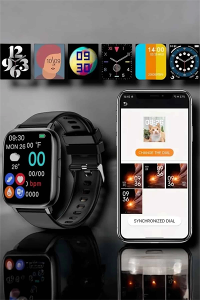 Suya Dayanıklı Bluetooth Akıllı Saat GPS, Adımsayar, Nabız & Sağlık Takibi
