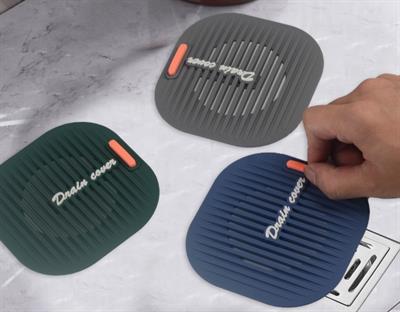 Süzgeçli Lavabo Gider Koruyucu Mat Gri (3936)