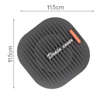 Süzgeçli Lavabo Gider Koruyucu Mat Gri Bx40
