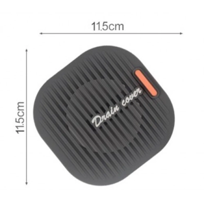 Süzgeçli Lavabo Gider Koruyucu Mat Gri