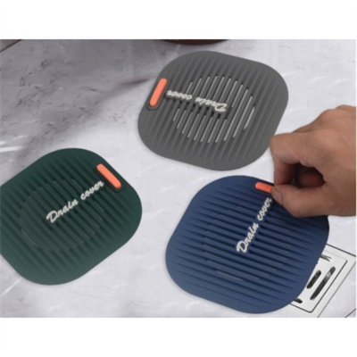 Süzgeçli Lavabo Gider Koruyucu Mat Gri