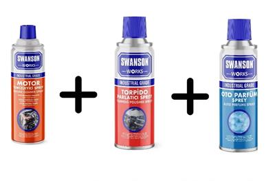 Swanson Works Torpido + Oto Parfüm + Motor Temizleyici (3936)