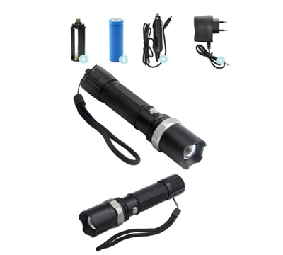Swat Profesyonel Şarjlı El Feneri Ledli+flashlight+zoom Özellikli 6 Parça Full Set