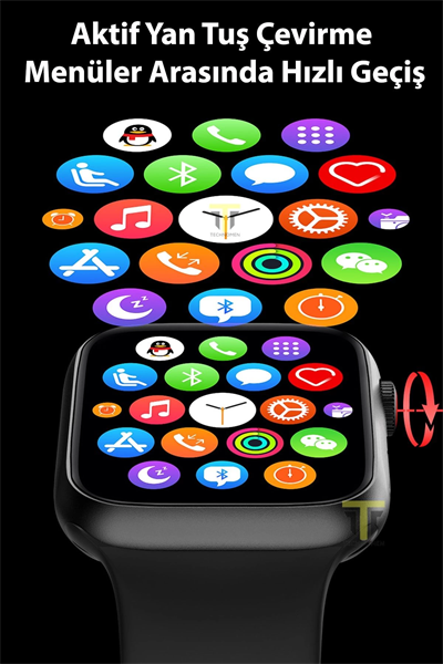 T700s Akıllı Saat Ios&android Destekli Arama Özellikli Sensörlü Smart Watch