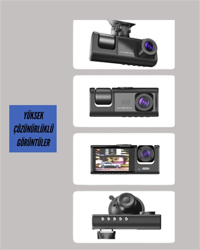 TA-01 LCD Ekranlı Gece Görüşlü Araç Kamerası