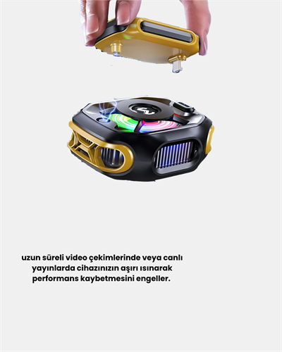 TEC Teknolojili Telefon Soğutucu Yüksek Verimli ve Oyun Odaklı