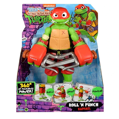 TMNT Roll N Punch Raphael Figür 30 cm