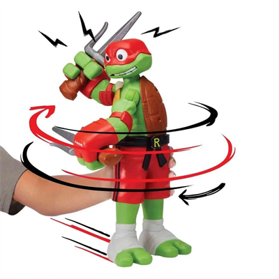 TMNT Roll N Punch Raphael Figür 30 cm