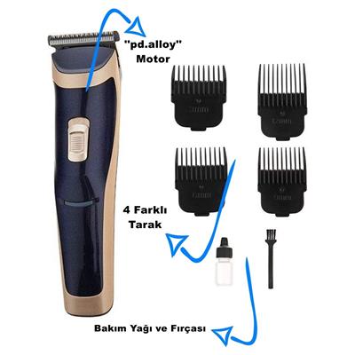TR-650 Profesyonel Saç Sakal Tıraş Makinesi (3936)